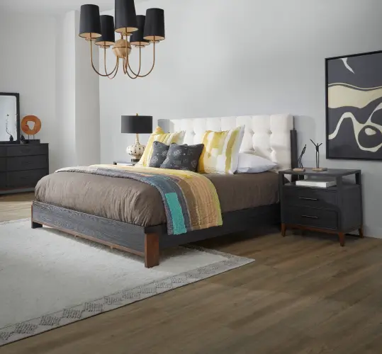 Bedroom room scene with Flexsteel furniture